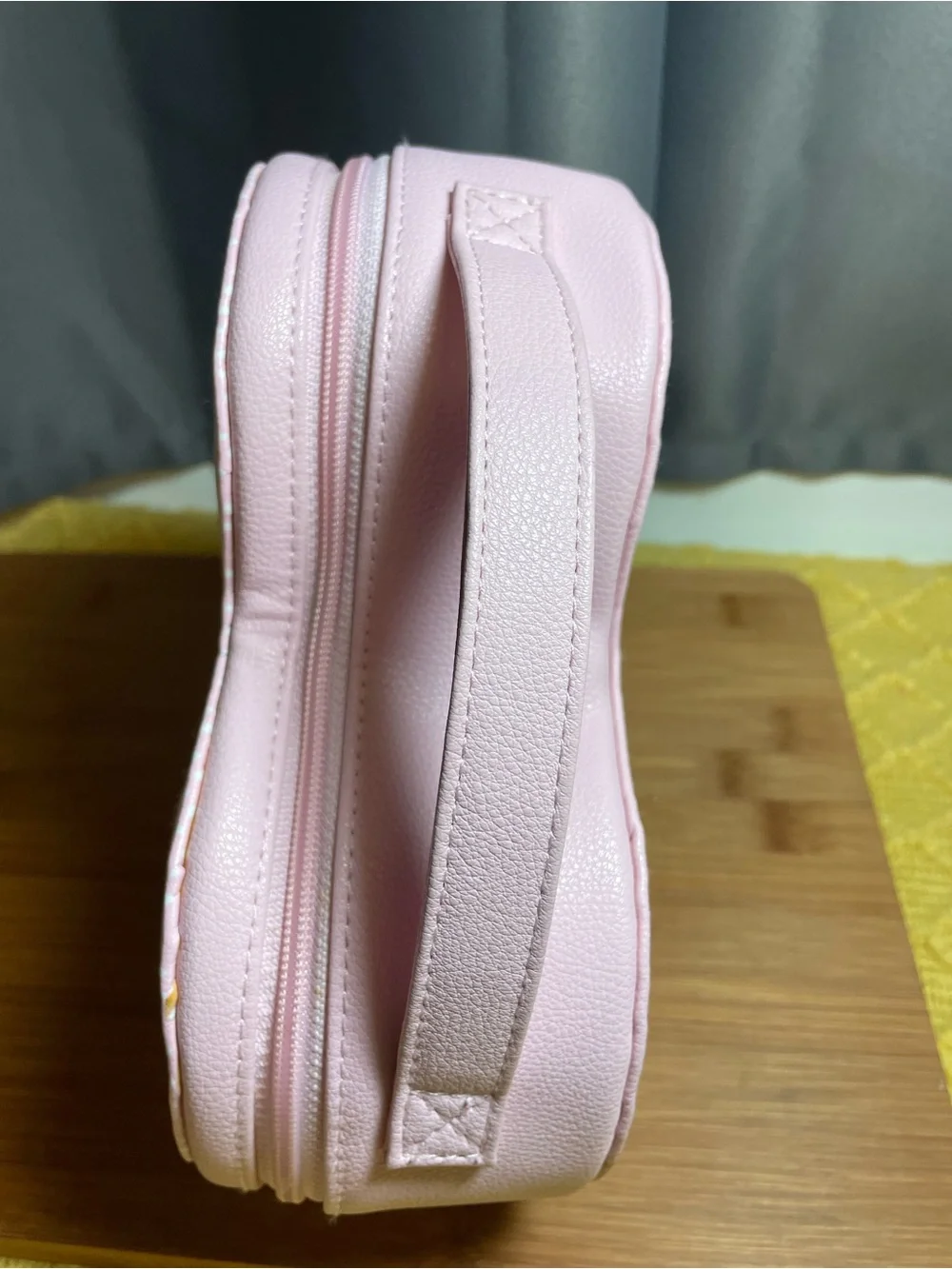 Vera Bradley Pink Heart-Shaped Floral Cosmetic Case